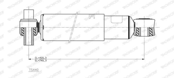 amortizor MONROE MAGNUM Axle T5440