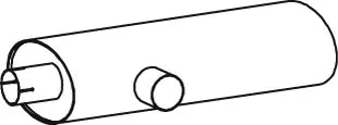 Amortizor zgomot mijloc/spate DINEX 51309