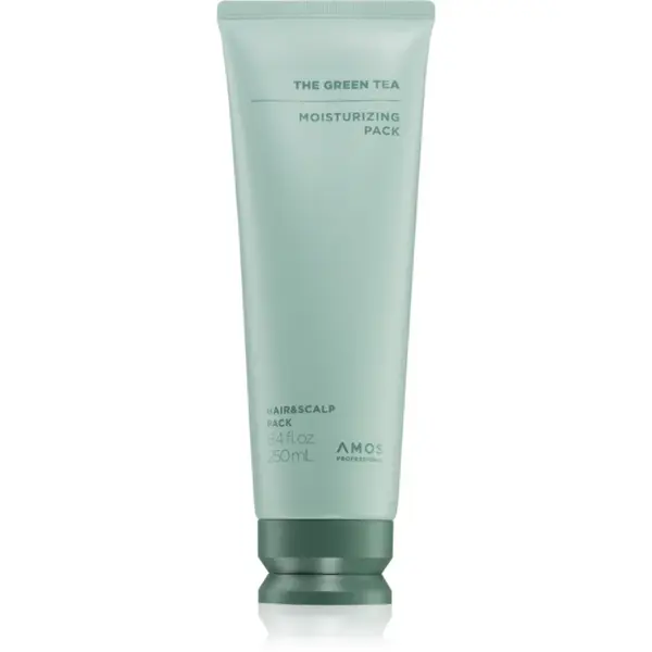 AMOS PROFESSIONAL The Green Tea Moisturizing Pack ro balsam hidratant impotriva caderii parului 250 ml