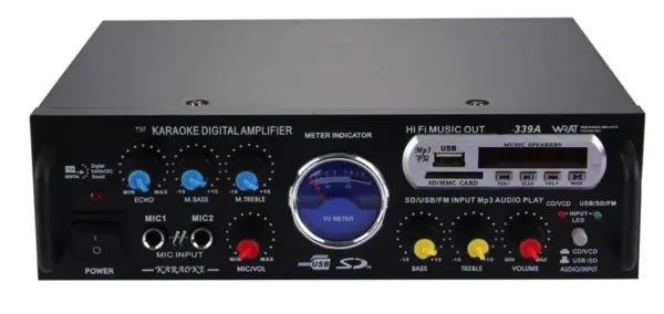 Amplificator karaoke profesional tip statie BT 339FM 160 w