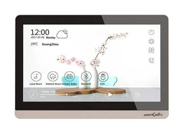 Amplificator Wi-Fi Hi-Fi stereo DSPPA DM858, 4x 20 W, 8 ohm, ecran 7 inch, Bluetooth 4.0, SD, AUX, DLNA, AirPlay, RJ45 100Mbps