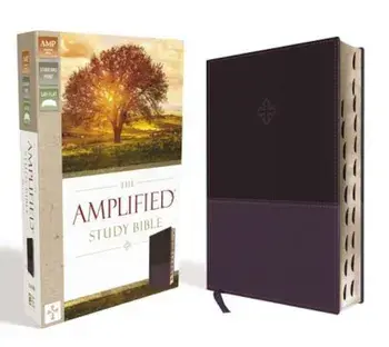Amplified Study Bible, Imitation Leather, Purple, Indexed, Hardcover/Zondervan