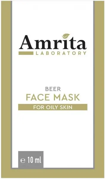 Amrita Mască de față cu drojdie de bere, pentru ten gras, 10 ml