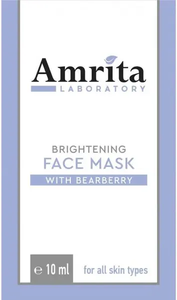 AmritaMască iluminatoare pentru față cu struguri ursului, 10 ml