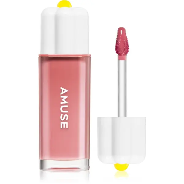 AMUSE Dew Tint luciu de buze rezistent cu efect de hidratare culoare 10 Peach Bunny 4 g