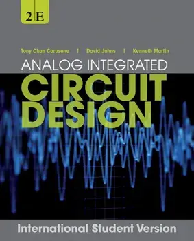 Analog Integrated Circuit Design, Paperback/Kenneth W. Martin