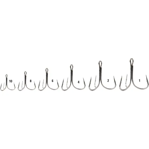 Ancora In-line Grip Treble Steel nr.6 6buc