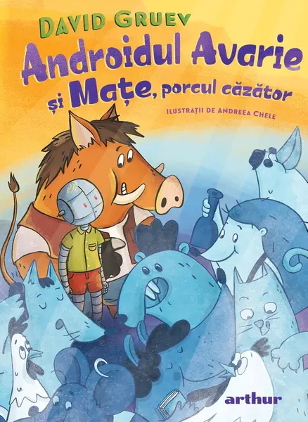 Androidul Avarie și Mațe, porcul căzător - David Gruev
