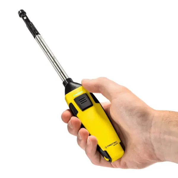 Anemometru cu fir cald TROTEC BA30WP cu senzor cu aplicatie smartphone, Raport date, Alarma, Valori minime/maxime