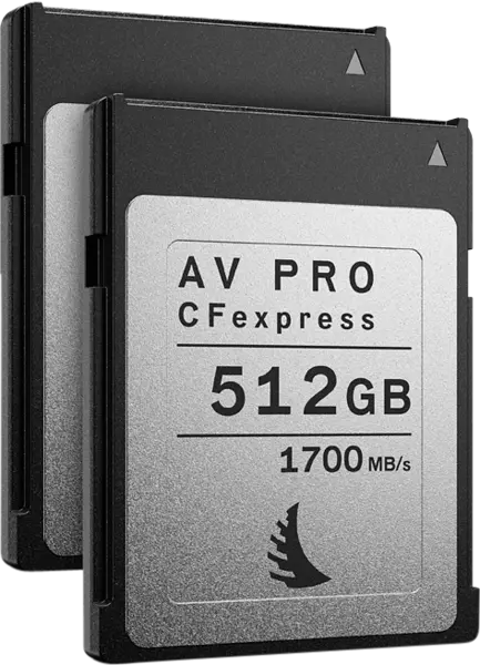 Angelbird CFexpress AV PRO (Match Pack Nikon D6) (R1700) 512GB | 2 PACK, Card CF Express