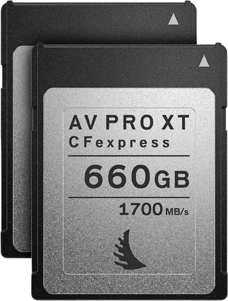 Angelbird CFexpress AV PRO XT (Match Pack Canon EOS C300 MK3 | C500 MK2) (R1700) 660GB | 2 PACK, Card CF Express
