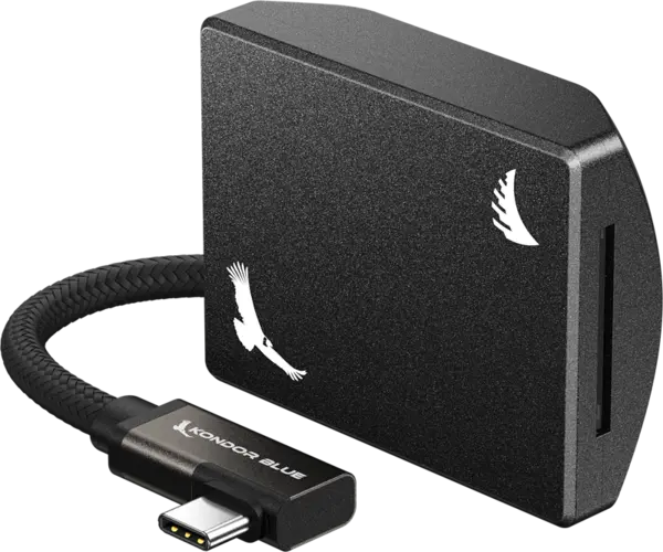 Angelbird Kondor Blue SD Recording Module (MagSafe Compatible External) Raven Black, Card reader cu MagSafe