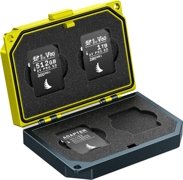 Angelbird MEDIA TANK SD cards, Carcasa carduri
