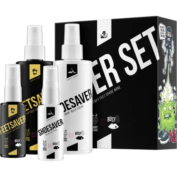Angry Beards FeetSaver SaverSet set cadou pentru picioare si pantofi