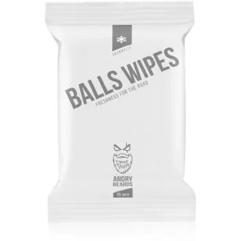 Angry Beards SnowBalls BallsWipes servetele umede pentru igiena intima