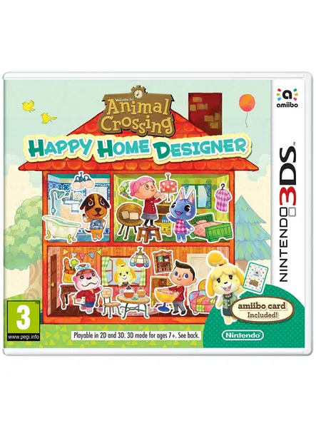 Animal Crossing Happy Home Designer + Special Amiibo Card Nintendo 3DS