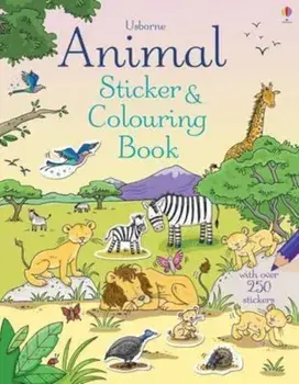 Animal Sticker and Colouring Book, Paperback/Jessica Greenwell