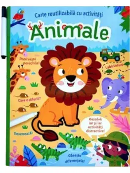 Animale. Carte reutilizabila cu activitatii/***