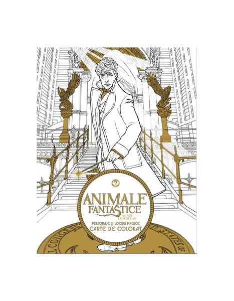 Animale fantastice și unde le poți găsi - cartea de colorat