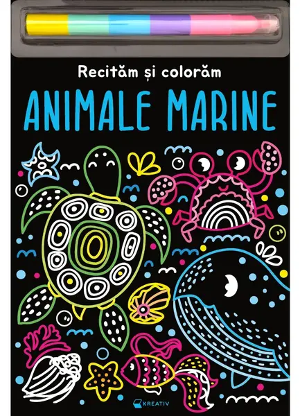 Animale marine, Recitam si coloram