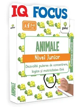 Animale. Nivel Junior. Dezvolta puterea de concentrare, logica si motricitatea fina/***