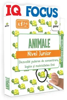 Animale. Nivel Junior. Dezvolta puterea de concentrare, logica si motricitatea fina/***