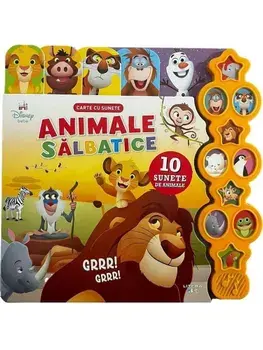 Animale salbatice. Carte cu sunete. 10 sunete de animale/***