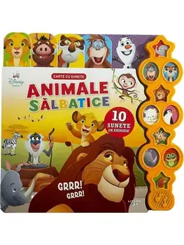 Animale salbatice. Carte cu sunete. 10 sunete de animale/***