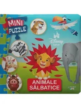 Animale salbatice. Mini puzzle/***