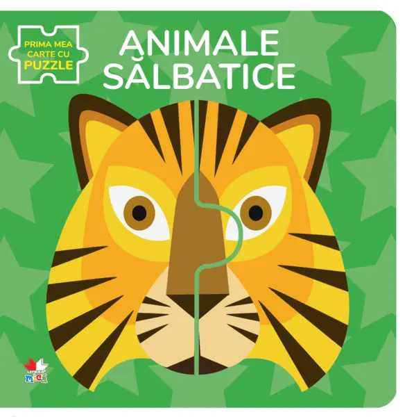 Animale sălbatice. Prima mea carte cu puzzle