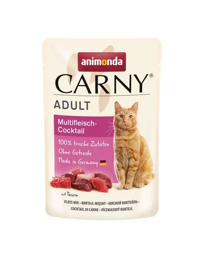 ANIMONDA Carny Adult hrană umedă pisici cocktail de carne 85 g