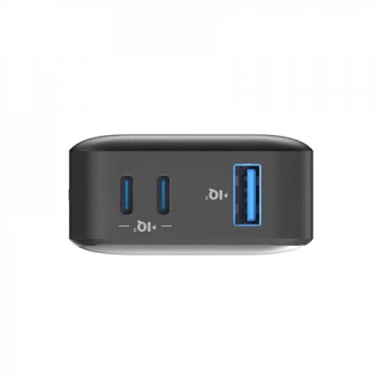 Anker Baterie Externa Anker 533, 10000mAh, 30W, QC + PD, 1 x USB-A - 2 x USB-C, Neagra A1256G12