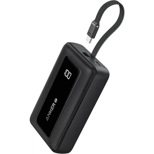 Anker Baterie Externa Anker Zolo, 20000mAh, 30W, QC + PD, 1 x USB-A - 2 x USB-C, Neagru, A1689011