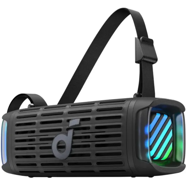 Anker Boxa portabila Anker Soundcore Boom 3i, 50W, IP68, BassUp 2.0, Autonomie 16 ore, Bluetooth 5.3, Negru