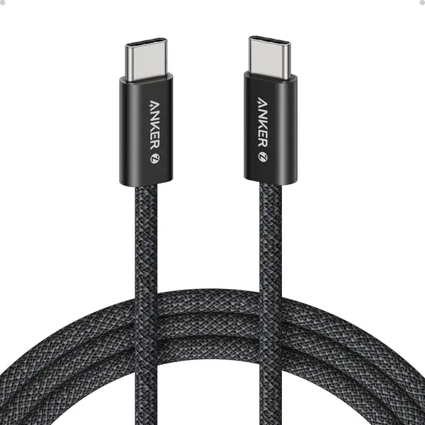 Anker Cablu Anker Zolo USB-C la USB-C, 240W, braided, 1m, Negru