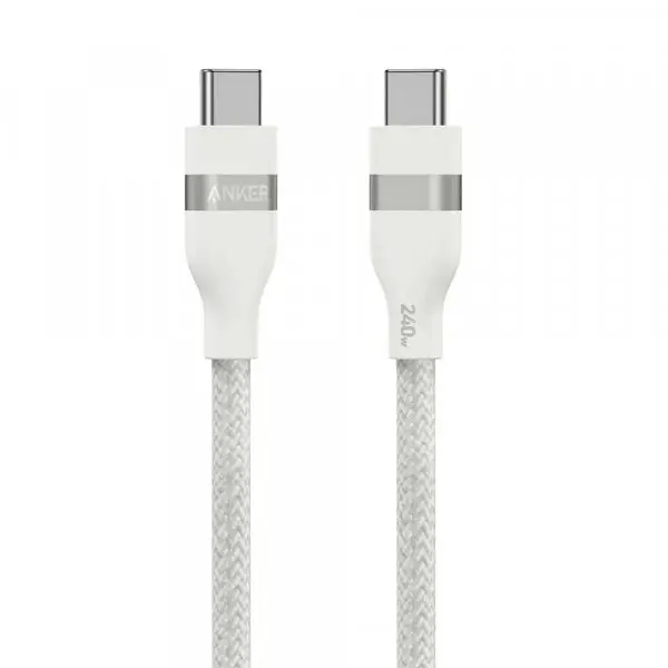 Anker Cablu Date si Incarcare USB-C - USB-C Anker, 240W, 0.9m, Alb A82E2H21