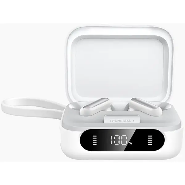 Anker Casti in-ear wireless bluetooth Anker Soundcore P41i, ANC, cablu USB-C retractabil, functie baterie externa, IPX5, Alb