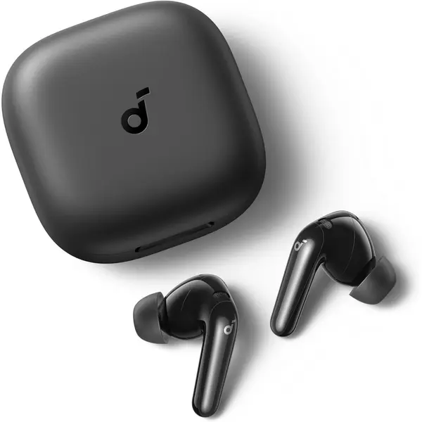 Anker Casti True Wireless Anker Soundcore R60i, ANC, Hi-Res Sound, Autonomie 50 ore, IP55, Bluetooth 6.1, Negru