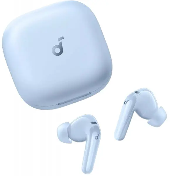Anker Casti True Wireless Anker Soundcore R60i, ANC, Hi-Res Sound, Autonomie 50 ore, IP55, Bluetooth 6.1, Albastru