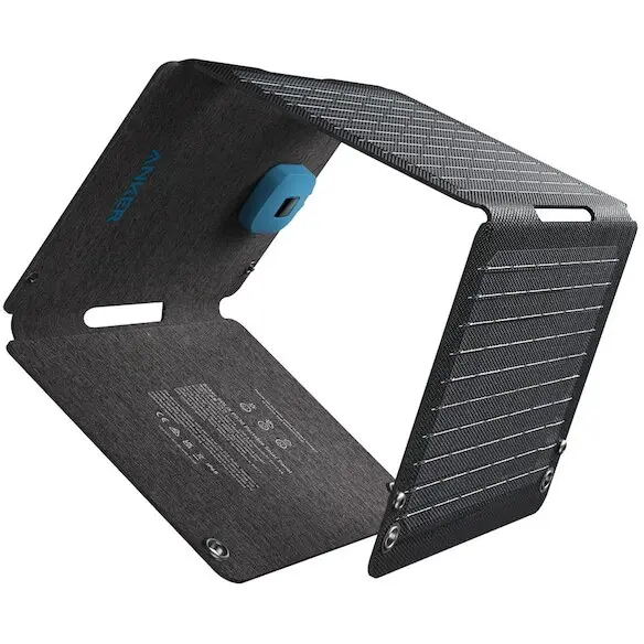 Anker Panou solar portabil Anker Solix PS30, pliabil, 30 W, 30 x 30cm, eficienta ridicata