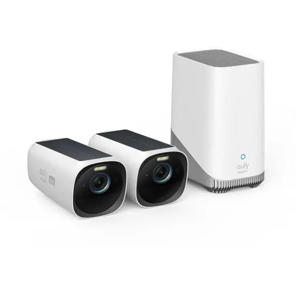 Anker Sistem supraveghere 2+1 Anker EufyCam 3, bullet, 4K , 7.5m IR, wireless,stocare interna 16GB,panou solar integrat,senzor miscare,audio bidirectional, T88713W1