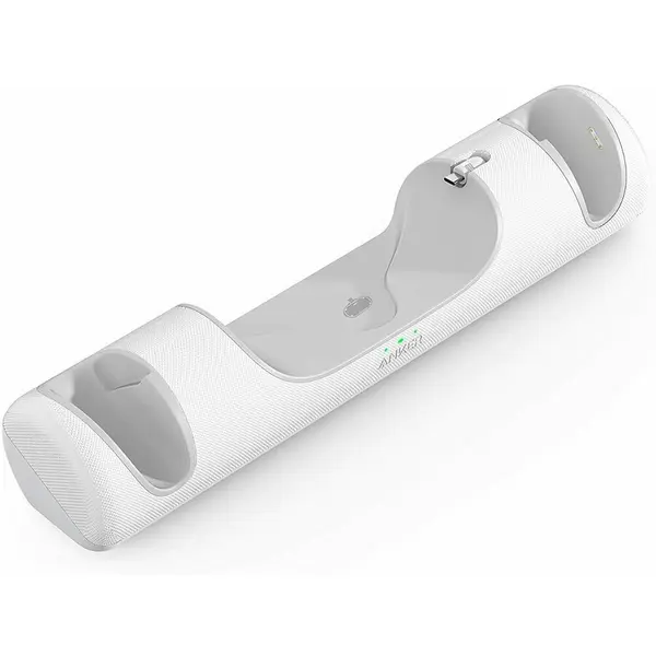 Anker Statie incarcare Anker pentru Meta Quest, suport pentru casti si controllere, 2 baterii reincarcabile, USB-C, Alb
