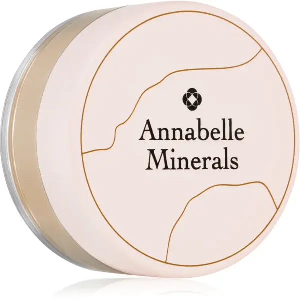 Annabelle Minerals Radiant Mineral Foundation pudra pentru make up cu minerale pentru o piele mai luminoasa culoare Golden Fairest 4 g