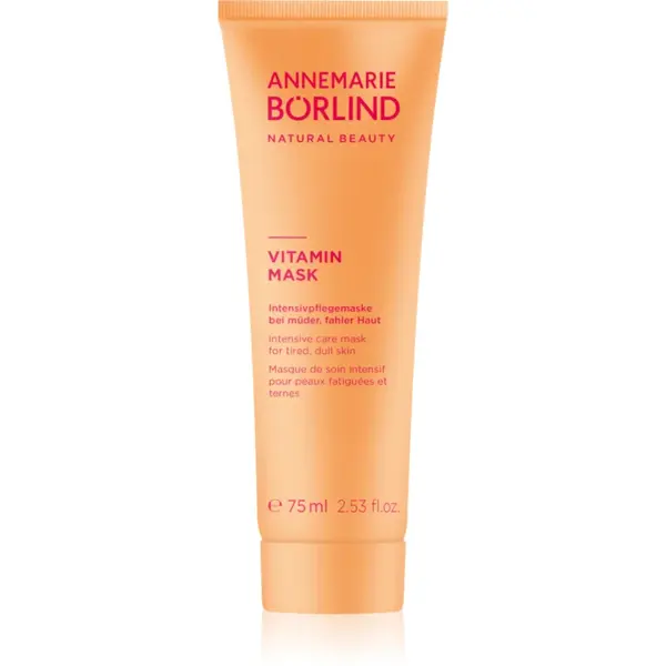 ANNEMARIE BÖRLIND BEAUTY MASKS masca de hidratare si luminozitate cu vitamine 75 ml