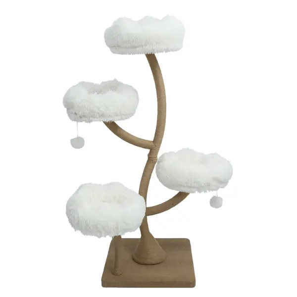 Ansamblu de joaca pisici, Meraki Home, Daisy Canopy, 74x31x61 cm