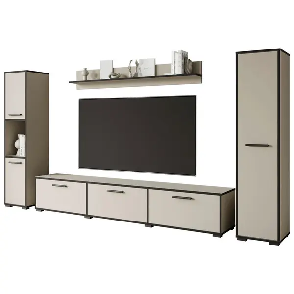 Ansamblu Mobilier Camera De Z, 4 piese, grafit, cașmir, 240/130/31 cm