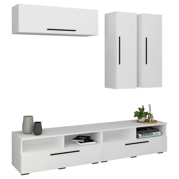Ansamblu Mobilier Camera De Z, alb, 190/200/40 cm