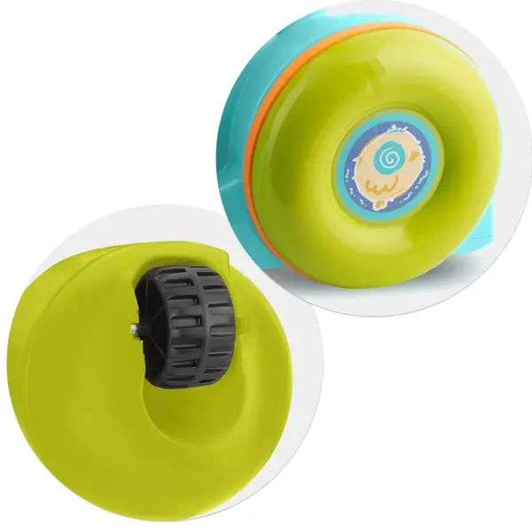 Antepremergator educational multifunctional 2in1 Ricokids Walker Car Turcoaz cu panou interactiv detasabil,pian,angrenaje mobile,zornaitori,roti cu blocare