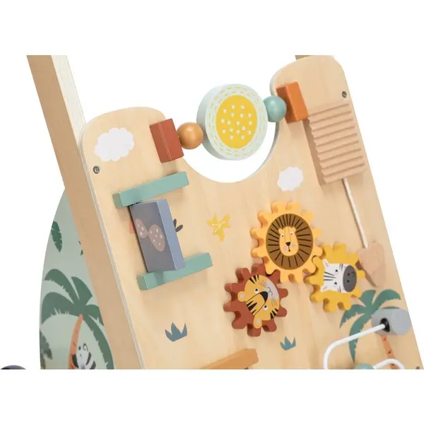Antepremergator Free2Play cu multiple activitati My First Steps 31.8x26.5x45.5 cm Safari