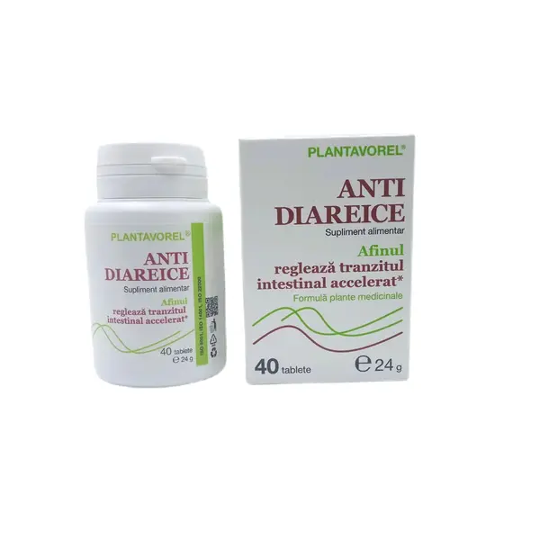 Antidiareice, 40 tablete, Plantavorel